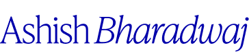 Ashish Bharadwaj
